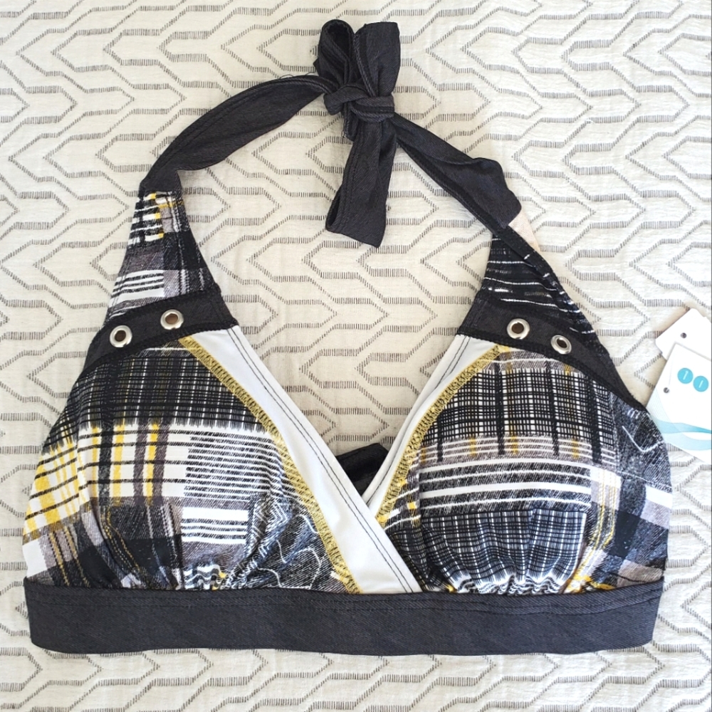 FREE ADD ON lle Moorea Printed Bathing Suit Top Size Medium